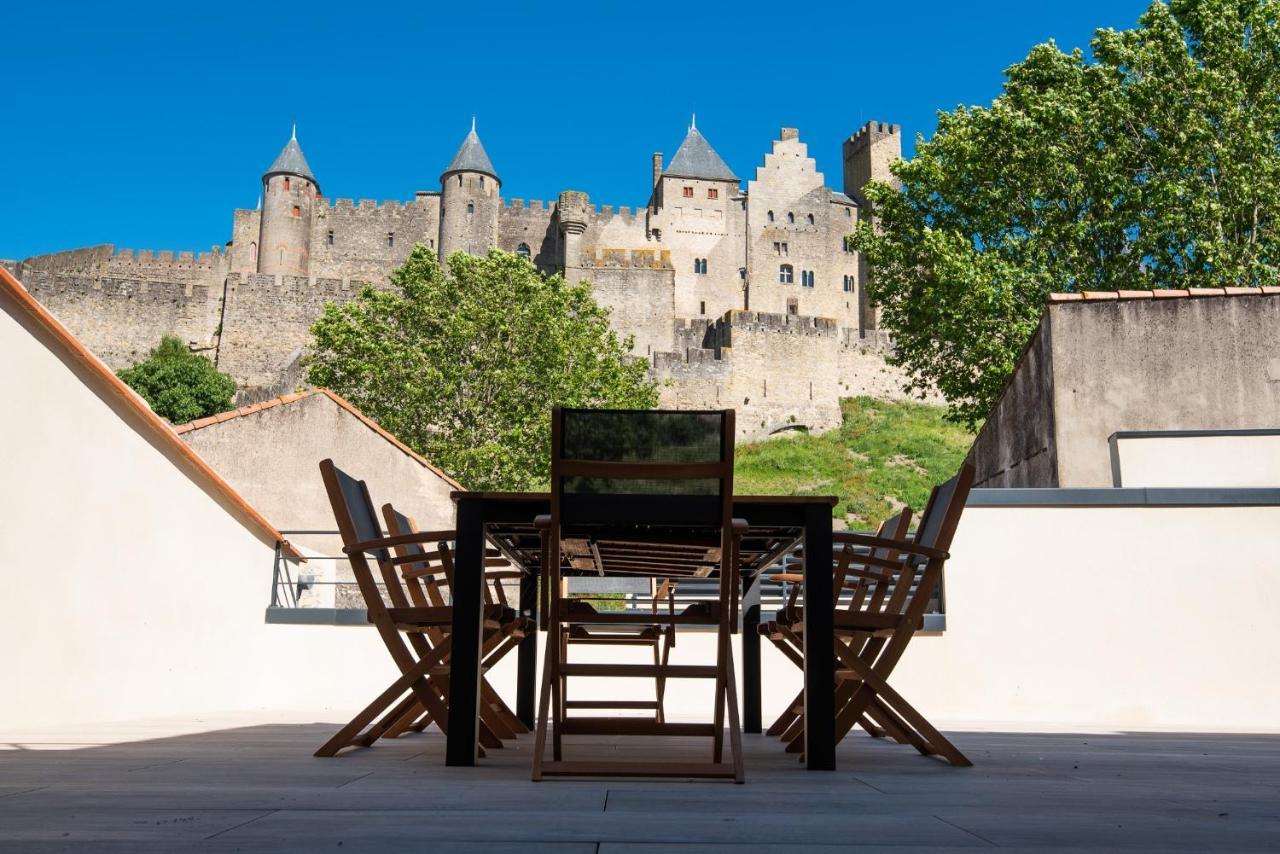 Апартаменты La Terrasse De La Tour Pinte. Каркассон Экстерьер фото