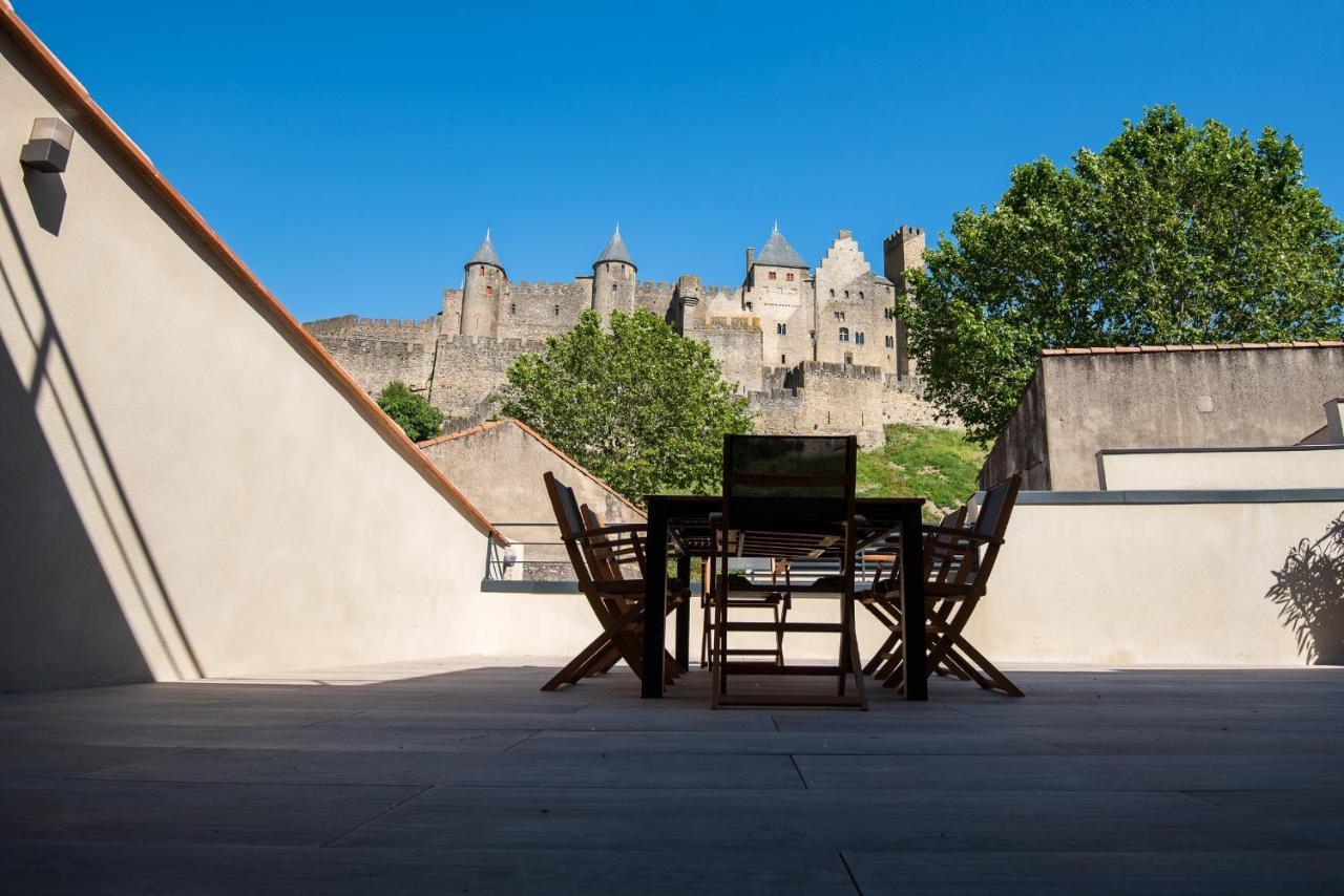 Апартаменты La Terrasse De La Tour Pinte. Каркассон Экстерьер фото